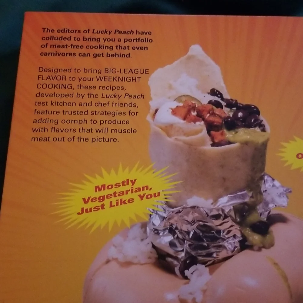 💚 Lucky Peach Power Vegetables hardcover cookbook / art book NEW Meehan